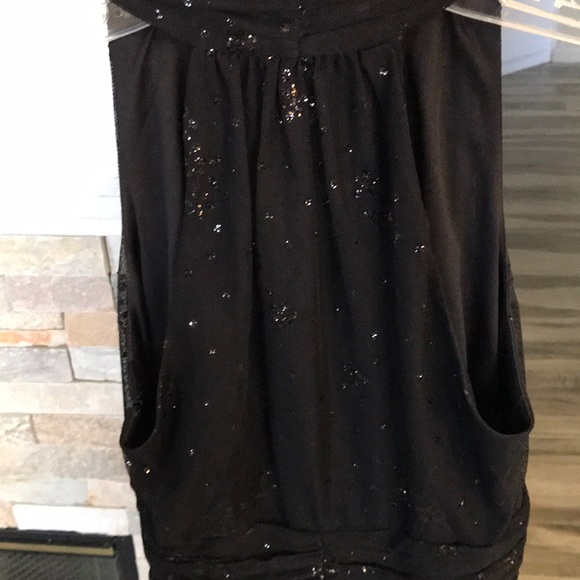 🖤EVAN PICONE SEXY BLACK SPARKLE DRESS SIZE 2 PETITE NWOT EXCELLENT CONDITION! - Picture 6 of 7